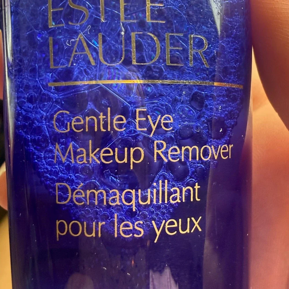 Estee Lauder Makeup Remover Women 3.4oz Blue Like New Gentle Oil-Free Liquid